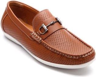 Aston Marc Perforated Bit Loafer in Tan at Nordstrom Rack, Size 8.5