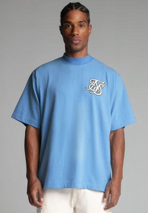 Siksilk Camiseta Logo Azul Masculino M