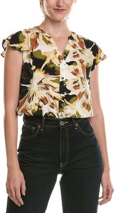 Anne Klein Petite Flutter Sleeve Top