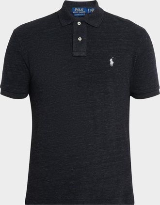 Polo Ralph Lauren Mens Custom Slim Fit Soft Cotton Polo Shirt