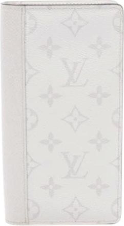Louis Vuitton Pre-owned Wallets, male, White, Size: ONE SIZE Pre-owned Taigarama Long Wallet (bi-fold)