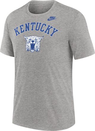 Nike Kentucky Legacy Arch Nike Mens College T-Shirt in Grey | NJFD06GUKV-CXE