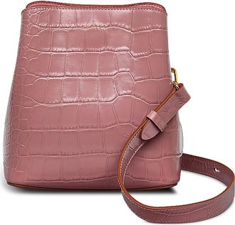 Radley London Dukes Place Croc Embossed Small Crossbody Bag in French Rose at Nordstrom Rack