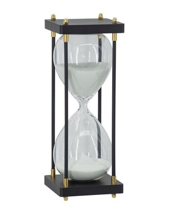 A&B Home Hourglass With Wooden Frame