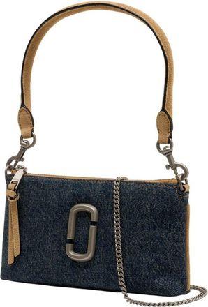 Marc Jacobs Womens Shoulder Bag Navy Cotton