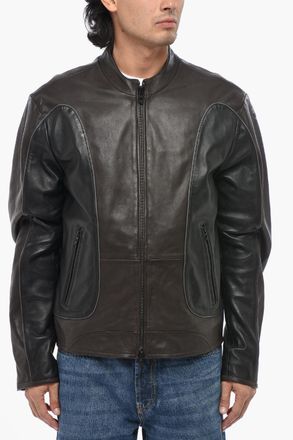 Diesel Two-Tone Leather Jacket L-KRIXY Diesel