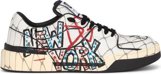 Dolce & Gabbana New Roma low-top sneakers - men - Calf Leather/Goat Skin/Lambskin/Rubber - 43 - White