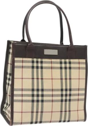 Burberry Pre-owned Nylon handbags - Dames - Vintage Handtas - Beige - ONE Size - Nylon - Vintage