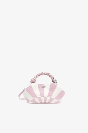 Ganni Purple Small Bou Bag in Pink Circus