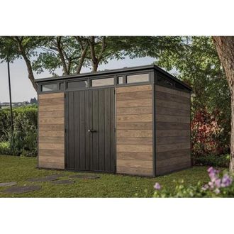 Keter Caseta Cobertizo Resina Jardin Venetian Signature Pent 7x7 Keter