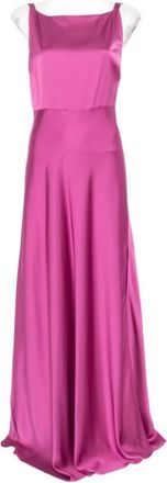 Liu Jo Maxi Kleedjes - Dames - Avondkleed - Roze - XL - Kleedjes