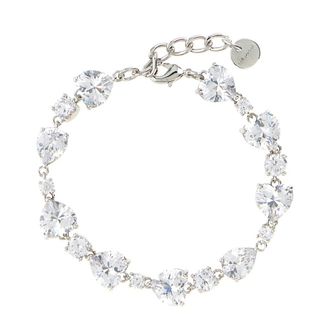 Self Portrait Crystal Droplet Bracelet - female - Self Portrait - Bracelets - Gray - ONE SIZE - Accessories