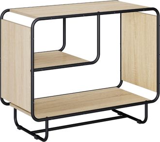 vidaXL Aparador Roble Sonoma 80 X 37,5 X 64,5 Cm Madera De Ingenier&iacute;a Vidaxl