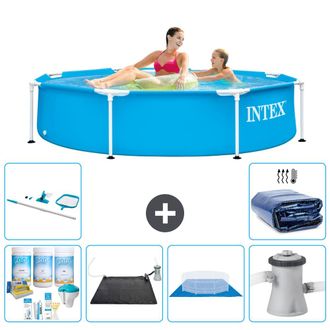 Intex Piscina Con Estructura Redonda - 244x51 Cm - 7-piezas S20397