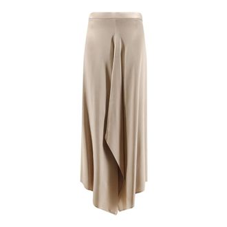 Alysi Maxi Skirts, female, Pink, Size: XS Asymmetrical Maxi Skirt