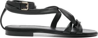 Co Knotted Strap Flat Sandals