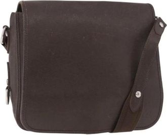 Louis Vuitton Vintage, unisex, Bruin, ONE Size, Leer, Pre-owned Shoulder Bag