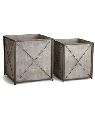 Napa Home & Garden Set of 2 Cedar Ridge Cachepots