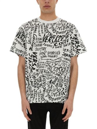 Versace Jeans Couture Logomania Print T-Shirt