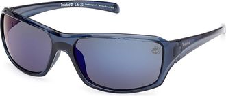 Timberland TB9332 Polarized 90D Mens Sunglasses Blue Size 63
