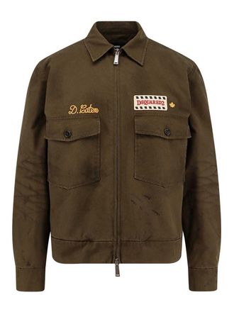 Dsquared2 Giubbino Imbottito Bros Cotton Jacket