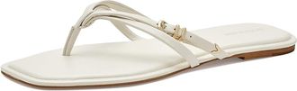 Favorite Daughter Cameron Womens Sandals White : 5.5 M, Leather