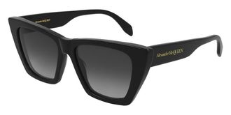 Alexander McQueen AM0299S 001 Womens Sunglasses Black Size 54