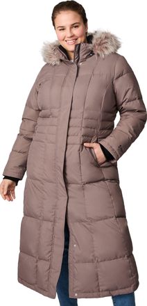 Free Country Womens Plus Size Full Length Splendor Down Jacket