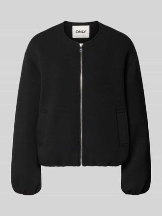 Only Regular Fit Sweatjacke mit Viskose-Anteil Modell ELLIE in Black, Gr&ouml;&szlig;e XLXXL