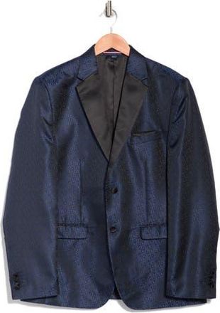 Soul of London Jacquard Tuxedo Jacket in Blue at Nordstrom Rack, Size 38