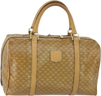 Celine Pre-owned Weekend Bags, female, Beige, Size: ONE SIZE Pre-owned Plastic Weekend Bag