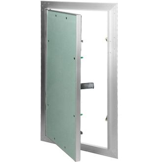 ECD Germany Ecd Germany Puerta De Inspecci&oacute;n Revisi&oacute;n 300x600mm Cart&oacute;n De Yeso Inserto Gk 12,5mm Marco De Aluminio Solapa De Mantenimiento Tapa De Limpieza Panel 