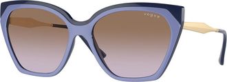 Vogue Eyewear VO5521S 310268 Womens Sunglasses Blue Size 57