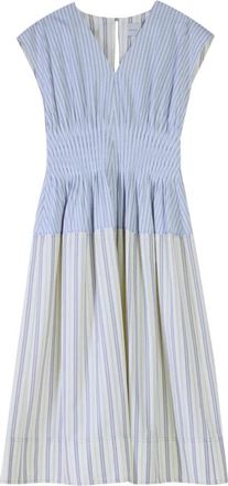 Paul Smith Abito Righe Arricciato - Dames - Casual kleedjes - Veelkleurig - M - Katoen - Kleedjes