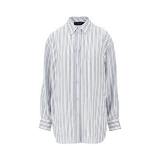 Gucci Striped jacquard bayad&egrave;re silk shirt Woman 42
