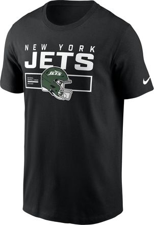 Nike New York Jets Helmet Essential Nike Mens NFL T-Shirt in Black | N19900A72-LQC
