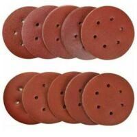 OEM Paquete De 100 Discos Abrasivos De 150 Mm De Di&aacute;metro, Con Granos 40/80/120/180/320/600/800/1000/1500/2000, Aptos Para Lijado, Pulido Y Eliminaci&oacute;n De