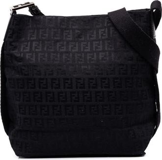 Fendi Pre-owned Fendi Small Zucchino Canvas Crossbody Ladies KBCSRHDQRV5IS1MT