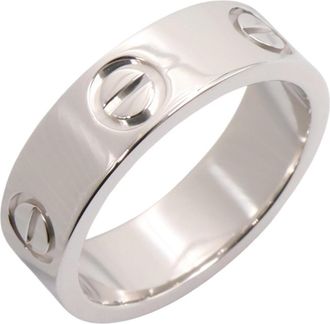 Cartier Silver White Gold (18K) Band Ring (Pre-Owned)