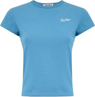 The Attico T-Shirts, female, Blue, 2XS, Clear Blue T-shirts and Polos