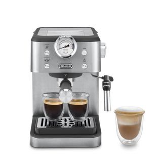 DeLonghi Cafetera Expresso Manual 15 Bares Em450.m Negra