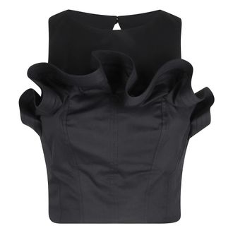 Elisabetta Franchi Mujer, Camisetas, Negro, Talla: XS
