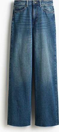 H&M Wide High Jeans - Blue