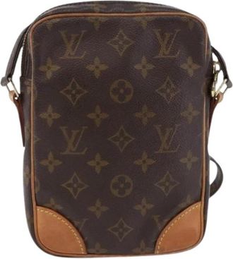 Louis Vuitton Pre-owned Vintage Cross Body Bag - Dames - Vintage Schoudertas - Bruin - ONE Size - Leer - Vintage