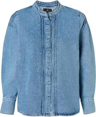 Mart Visser Nina Denim Blouse Denim Blauw