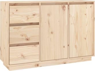 vidaXL Vidaxl - Aparador De Madera Maciza De Pino 111x34x75 Cm