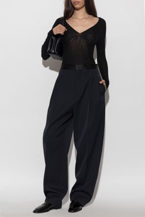 Jil Sander Fitted Top, Womens, Black