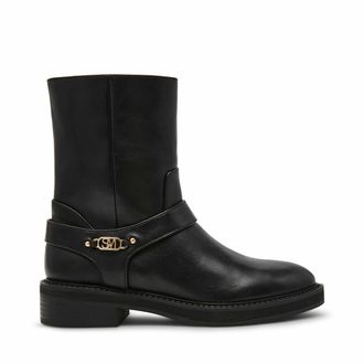 Steve Madden Platte leren bottines Loophole