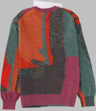Paul Smith Floral Glitch Knit Jumper - Multicolor