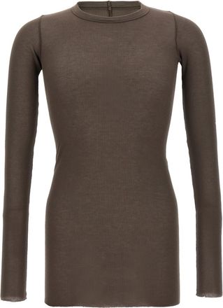 Rick Owens Grey Rib LS T T-shirt